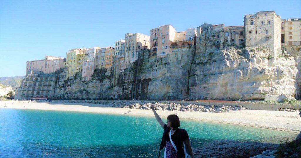 Hidden gem , Italy: The beach at Tropea, Calabria