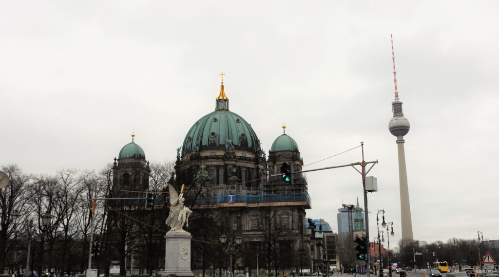 Sights  of Berlin: Museum Island with TV Tower