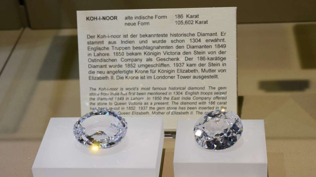 Koh-I-Noor replica in Idar-Oberstein